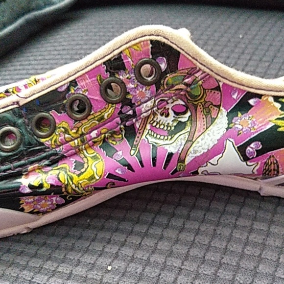 Ed Hardy by Christian Audigier slip on shoes - Picture 2 of 7